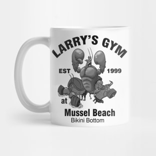 Larry's Gym At Mussel Beach Mug